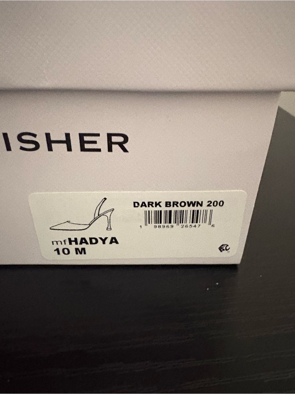 Marc Fisher Hadya Dark Brown Slingback Heels